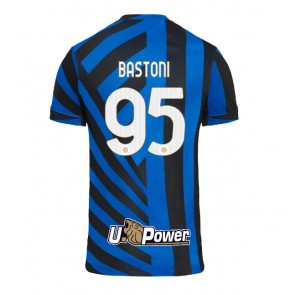 Billiga Inter Milan Alessandro Bastoni #95 Hemmatröja 2024-25 Kortärmad